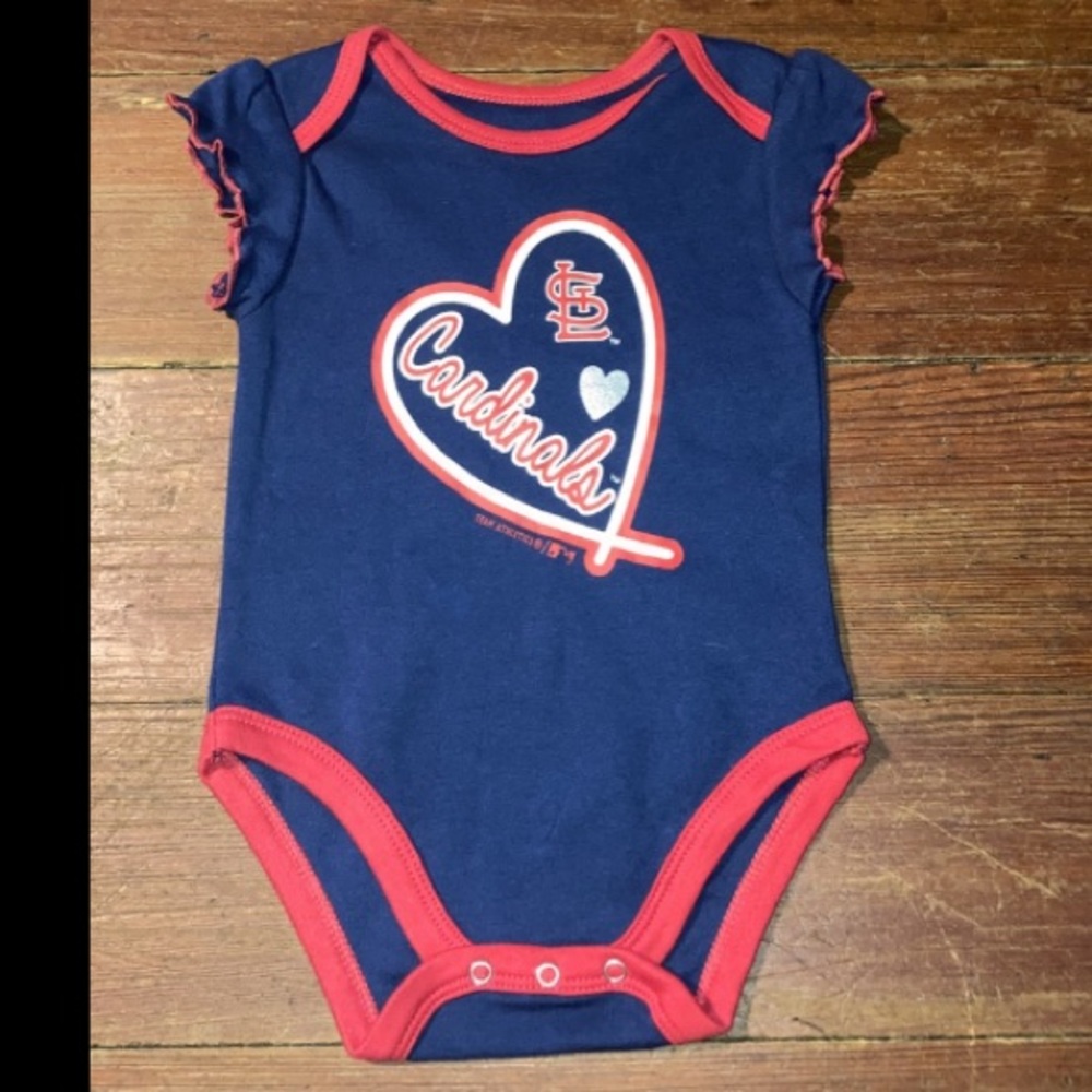 Genuine merchandise Cardinals onesie